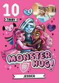 Monster High Personalised Photo Age Birthday Card