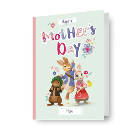 Peter Rabbit Personalised Mother's Day Card