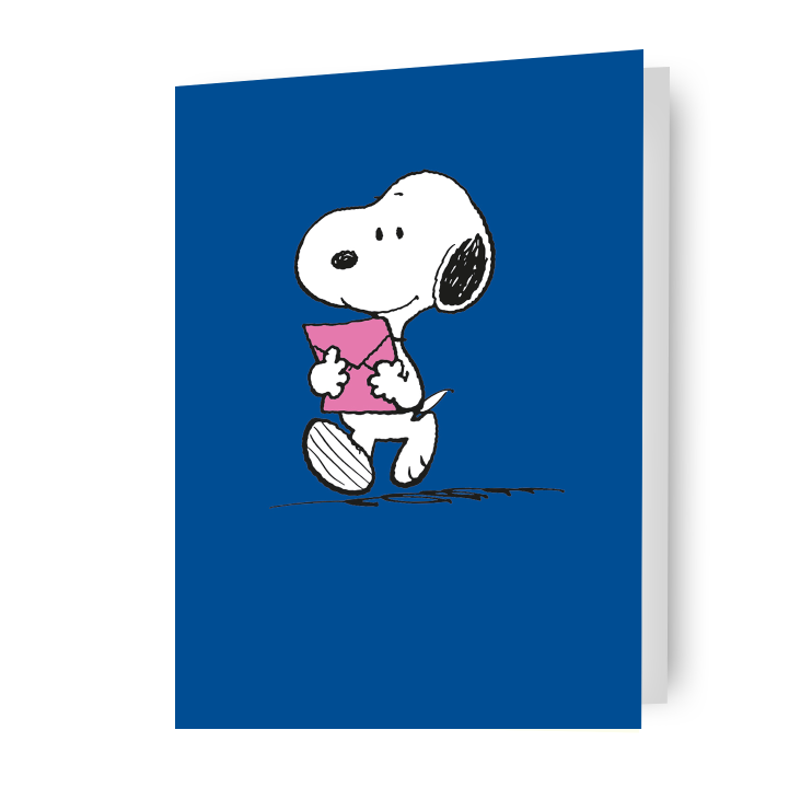 Peanuts Snoopy lege verjaardagskaart