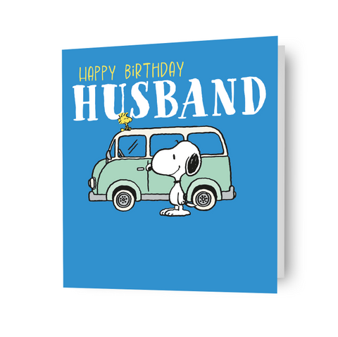 Peanuts Snoopy 'Husband' Birthday Card