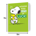 Peanuts Snoopy Good Luck Card