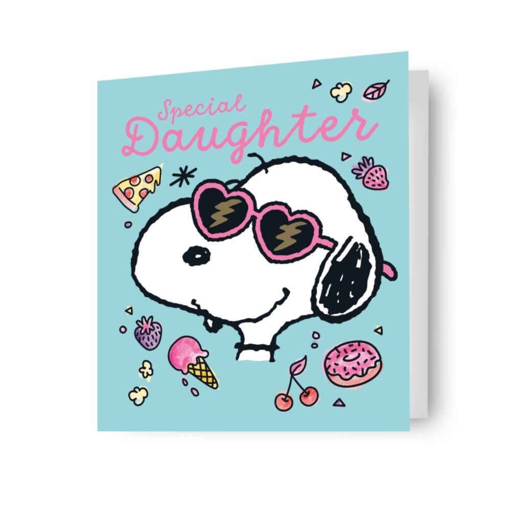 Peanuts Snoopy Daughter Birthday Card