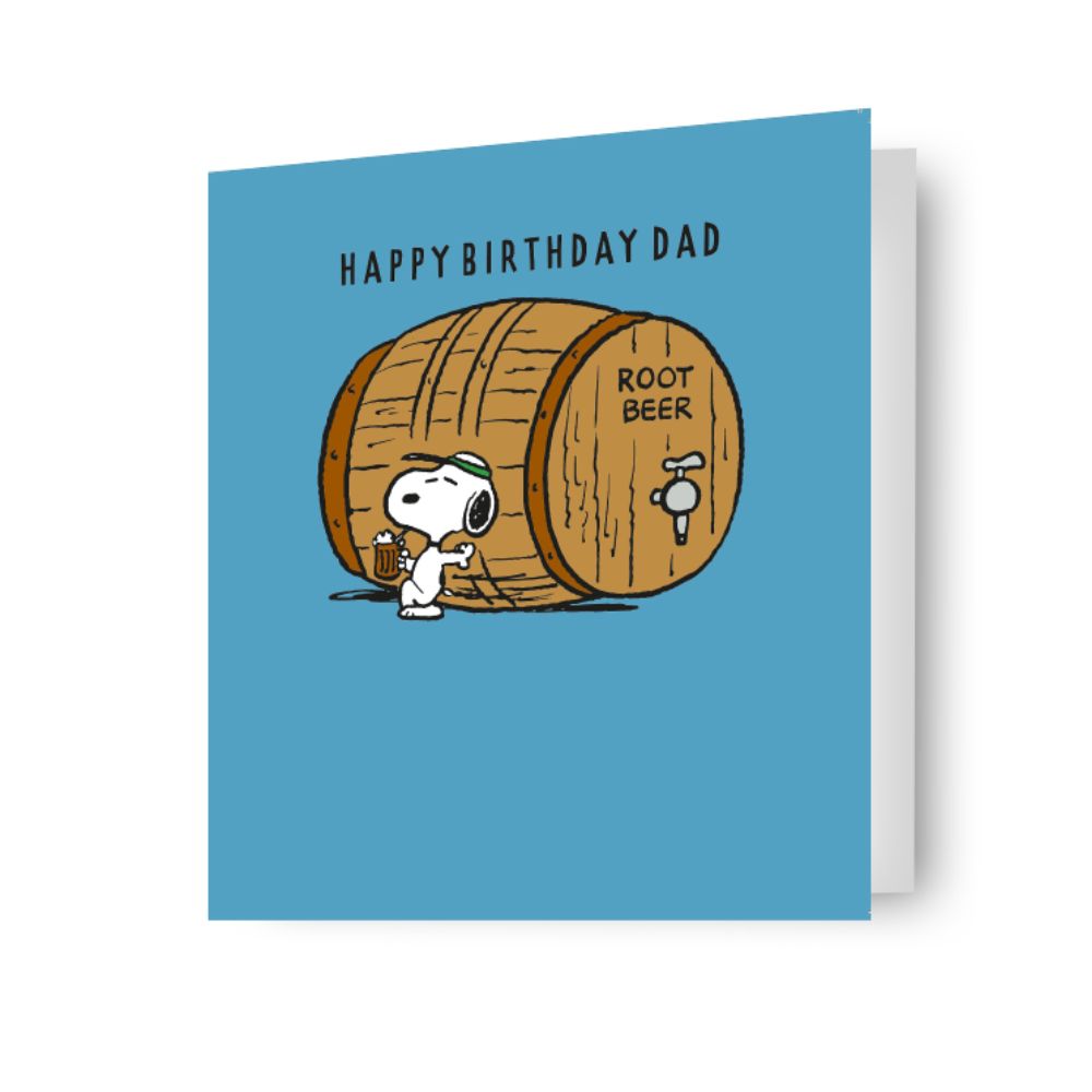 Peanuts Snoopy Dad Birthday Card