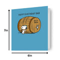 Peanuts Snoopy Dad Birthday Card