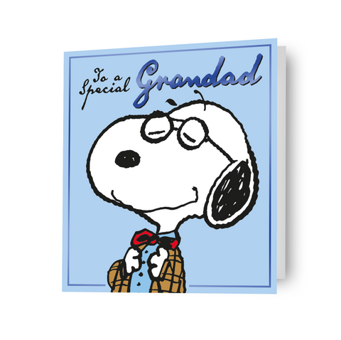 Peanuts Snoopy 'Grandad' verjaardagskaart