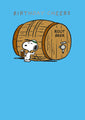 Peanuts Snoopy Birthday Card