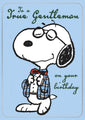 Peanuts Snoopy Birthday Card for Him