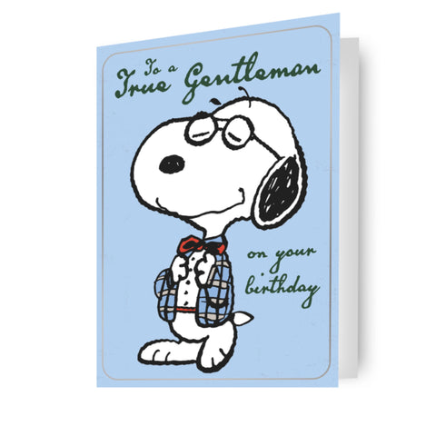 Peanuts Snoopy Birthday Card for Him