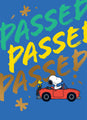 Peanuts Snoopy Passed Driving Test Card