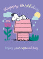 Peanuts Snoopy Birthday Card