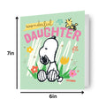 Peanuts Daughter Birthday Card