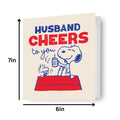 Peanuts Husband Birthday Card