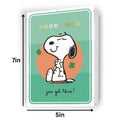 Peanuts Good Luck Card