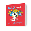 Peanuts Dad Father's Day Card