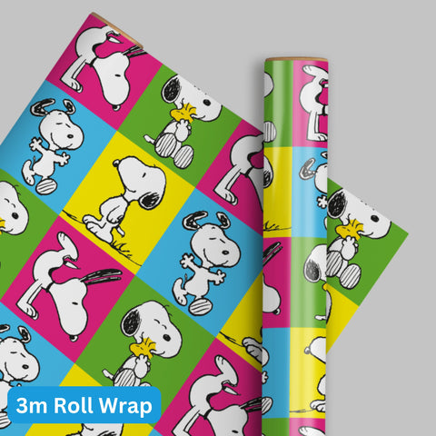 Peanuts Wrapping Paper 3m Roll