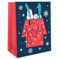 Peanuts Snoopy Christmas Medium Gift Bag