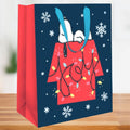 Peanuts Snoopy Christmas Medium Gift Bag