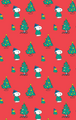 Peanuts Christmas 2 Sheet & 2 Tag Gift Wrap