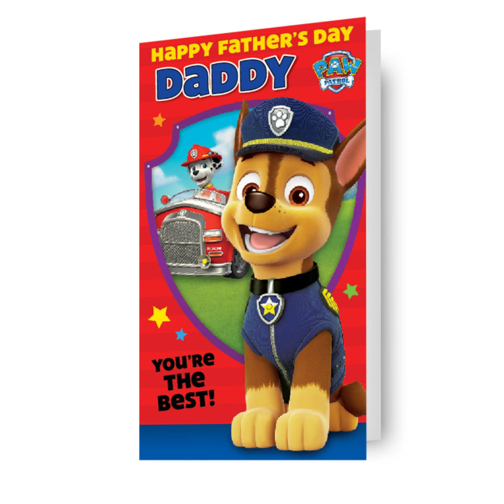 Biglietto per papà per la festa del papà dei Paw Patrol