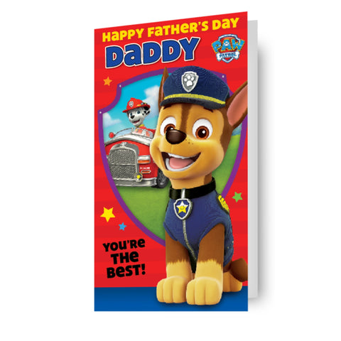 Paw Patrol 'Daddy' Father's Day Card