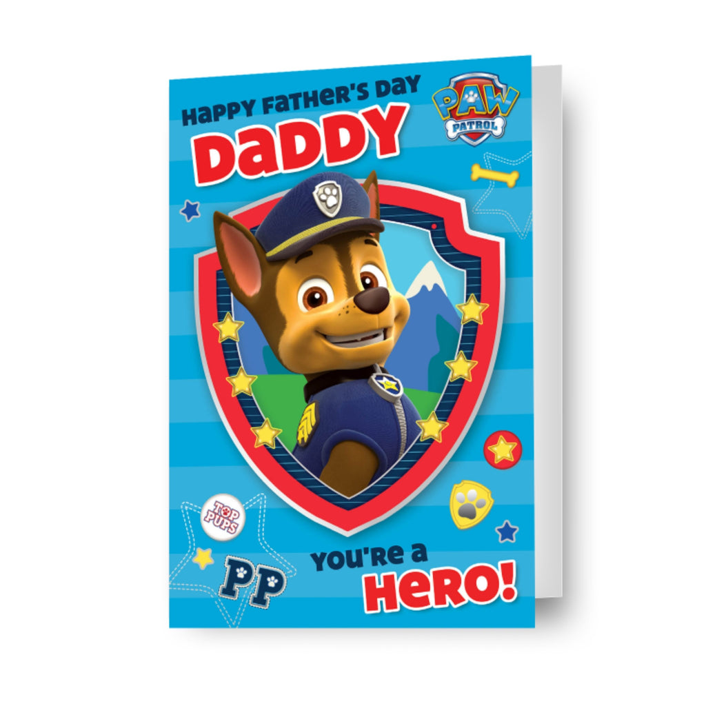 Paw Patrol 'Jij bent een held!' Vaderdagkaart