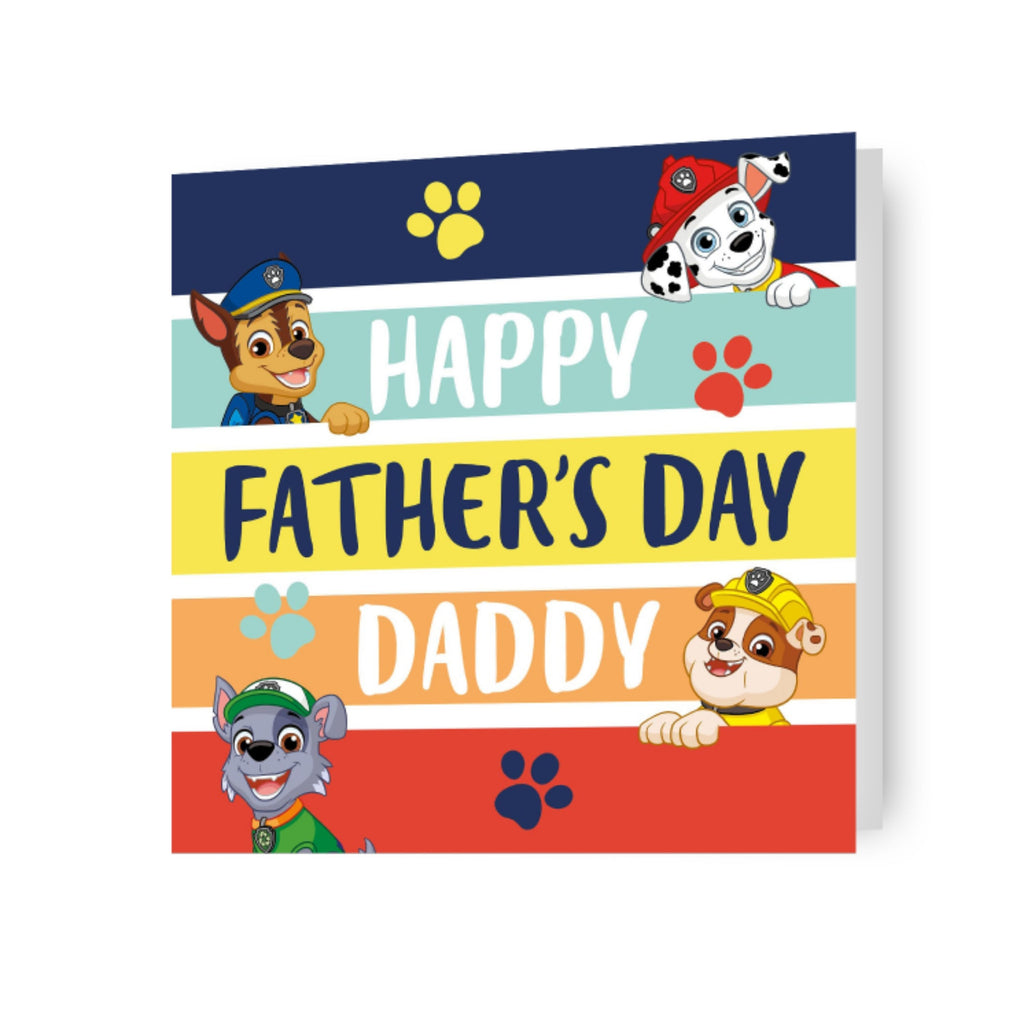 Paw Patrol 'Daddy' Father's Day Card