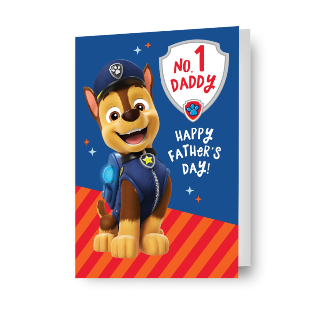 Paw Patrol 'No.1 Daddy' Father's Day Card