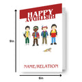 Stranger Things Personalised Birthday Card