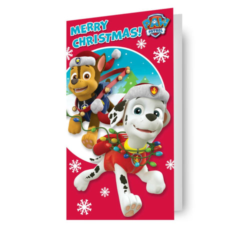 Biglietto natalizio Paw Patrol