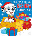 Paw Patrol 'Nephew' Christmas Card