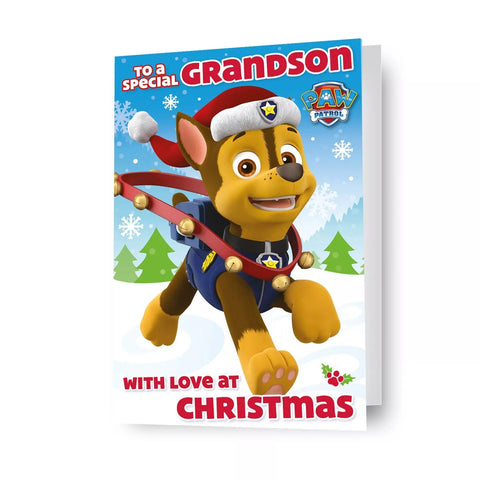 Paw Patrol 'Grandson' Christmas Card