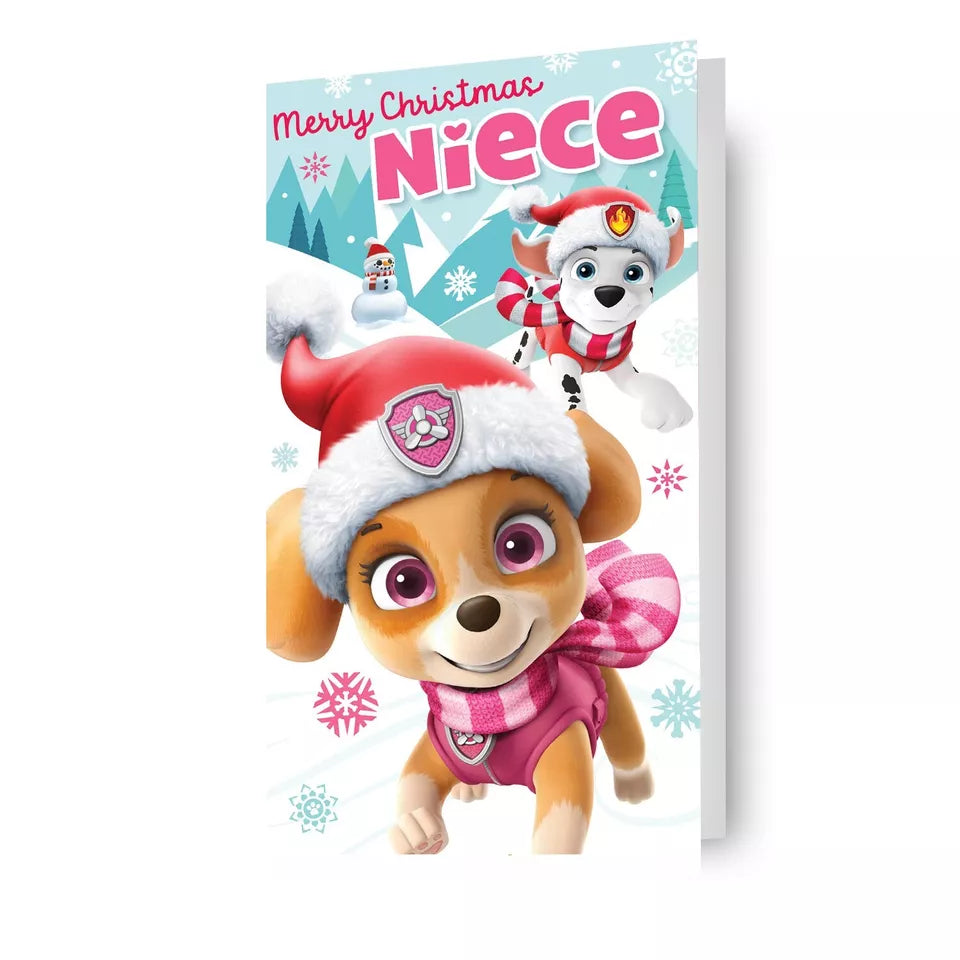 Paw Patrol 'Nicht' Kerstkaart