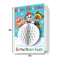 Paw Patrol 3D Snowball Christmas Card