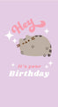 Pusheen Generic Birthday Card