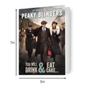 Peaky Blinders Drink & Eat Cake Birthday Card
