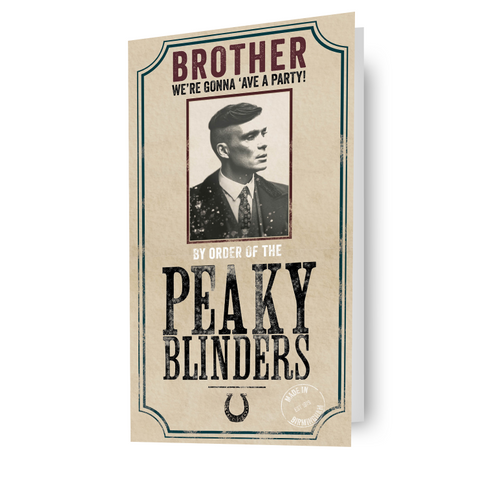 Biglietto di auguri per il fratello di Peaky Blinders