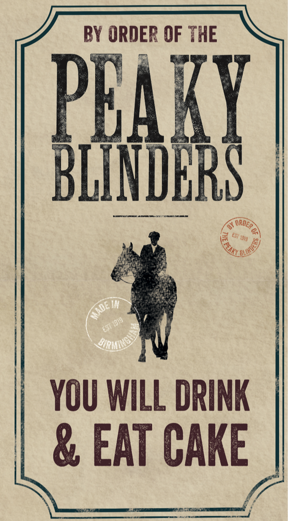 Peaky Blinders Birthday Card