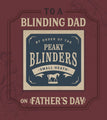 Peaky Blinders Coaster Dad Father's Day Card