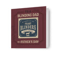 Peaky Blinders Coaster Dad Father's Day Card