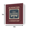 Peaky Blinders Coaster Dad Father's Day Card