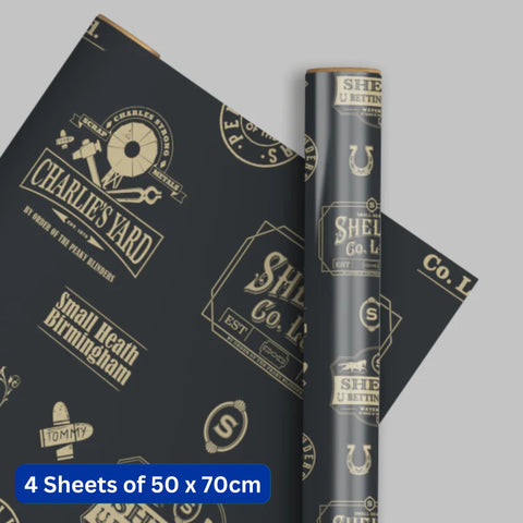 Peaky Blinders 4 Sheet 4 Tag Gift Wrap Bundle