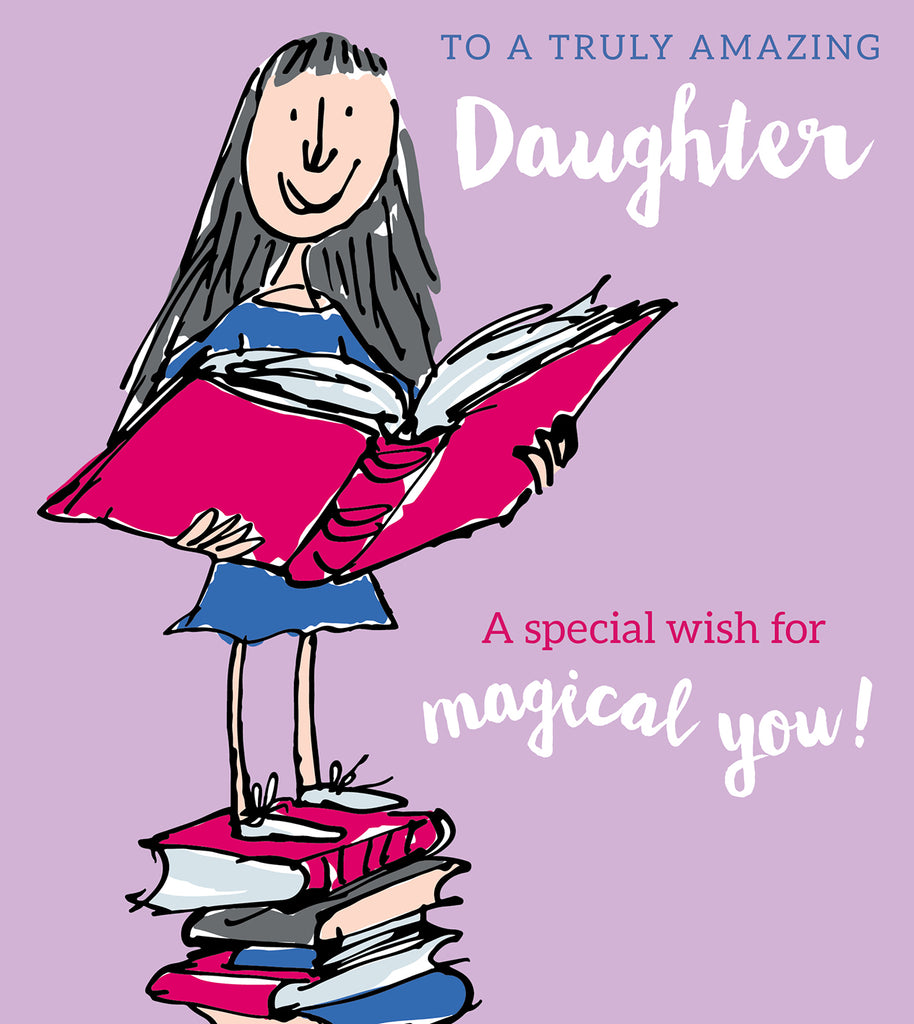 Roald Dahl Daughter Matilda Card