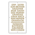 Glasgow Rangers FC Sticker Birthday Card