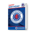 Glasgow Rangers FC Badge Birthday Card
