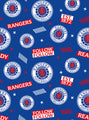 Glasgow Rangers FC 2 Sheets & 2 Tags Gift Wrap