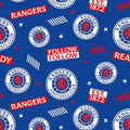 Glasgow Rangers FC 2 Sheets & 2 Tags Gift Wrap