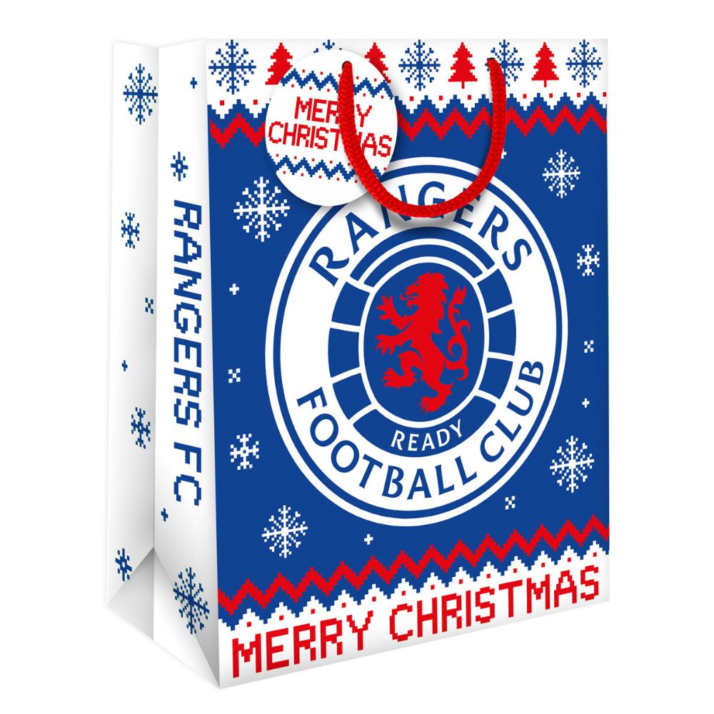 Glasgow Rangers FC Christmas Medium Gift Bag