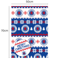 Glasgow Rangers FC Christmas 2 Sheet 2 Tag Wrapping Paper - 2 Pack Bundle