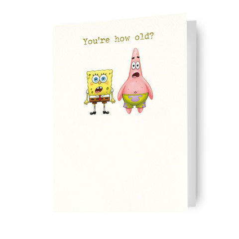 SpongeBob Square Pants and Patrick Birthday Card