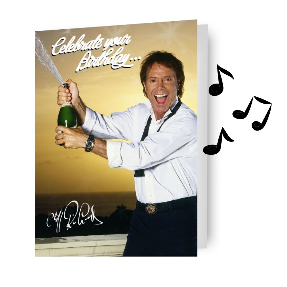 Cliff Richard Birthday Sound Card – Danilo Promotions